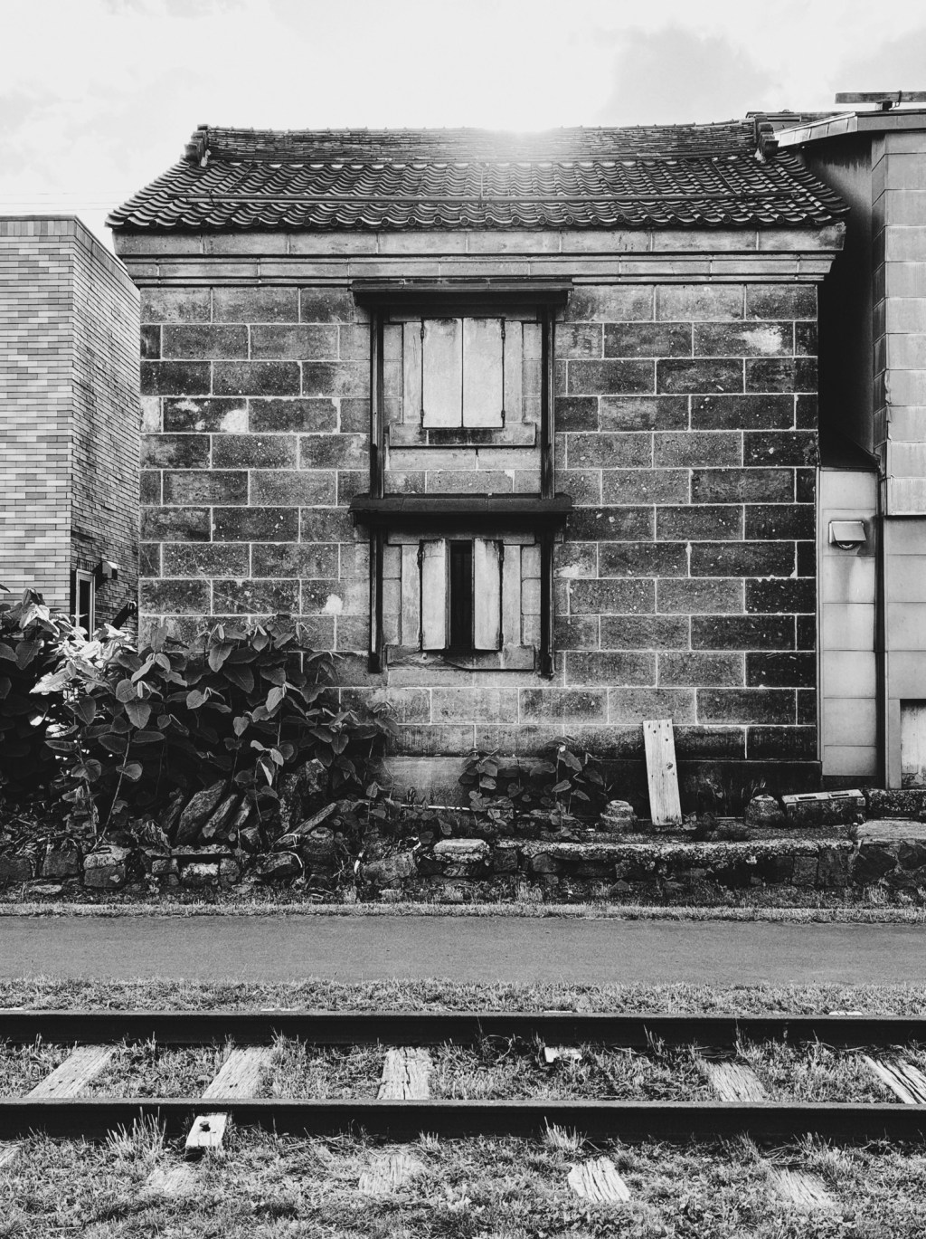 旧手宮線沿いを歩いて